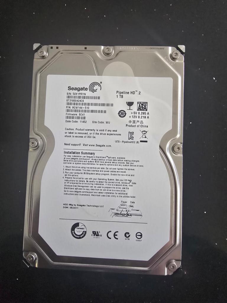 Nieuwe Seagate Pipeline HD_2 1TB HDD, Computers en Software, Harde schijven, Intern, Server, Nieuw, Ophalen of Verzenden
