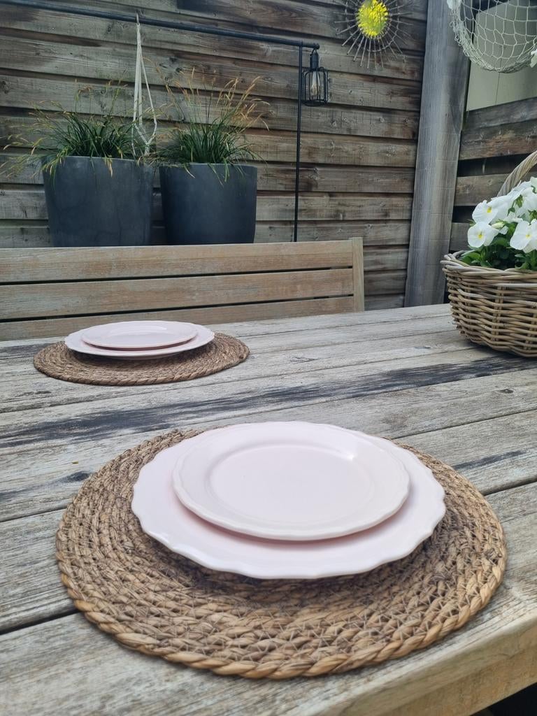 Dinner en ontbijtbordjes 8 van ieder., Ophalen, Aardewerk, Overige stijlen, Bord(en)