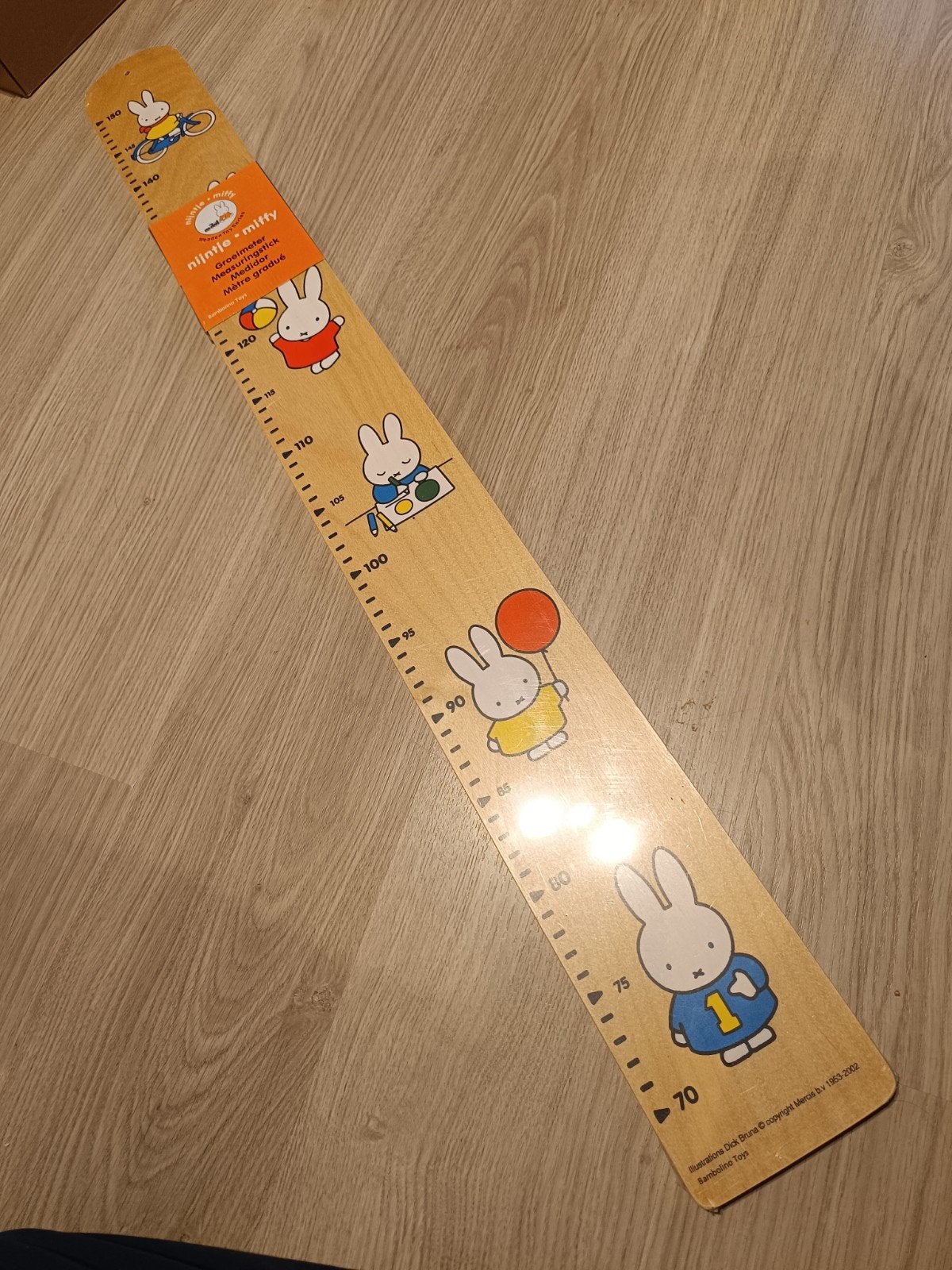 nijntje groeimeter nieuw hout, Kinderen en Baby's, Nieuw, Ophalen of Verzenden, A, Wanddecoratie