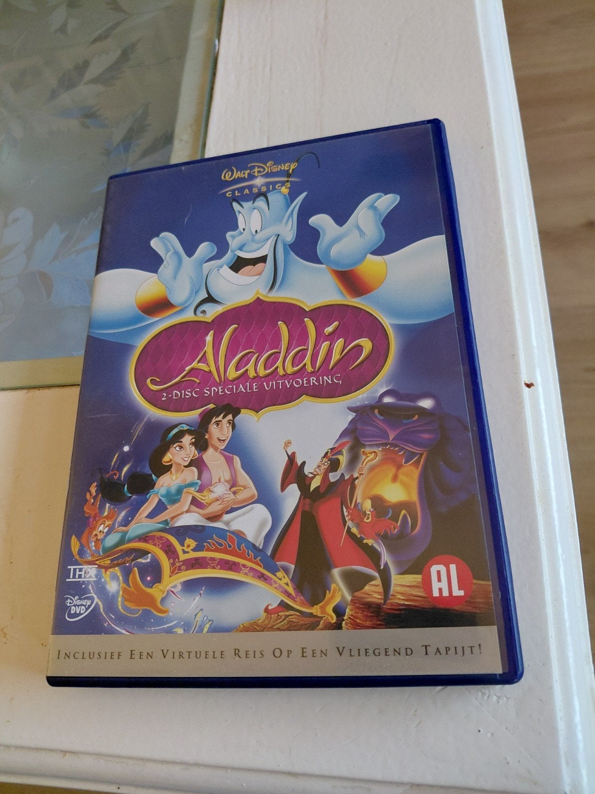 Disney Classic Aladdin 2 disc speciale uitvoering., Tekenfilm, Ophalen of Verzenden, Zo goed als nieuw, Alle leeftijden