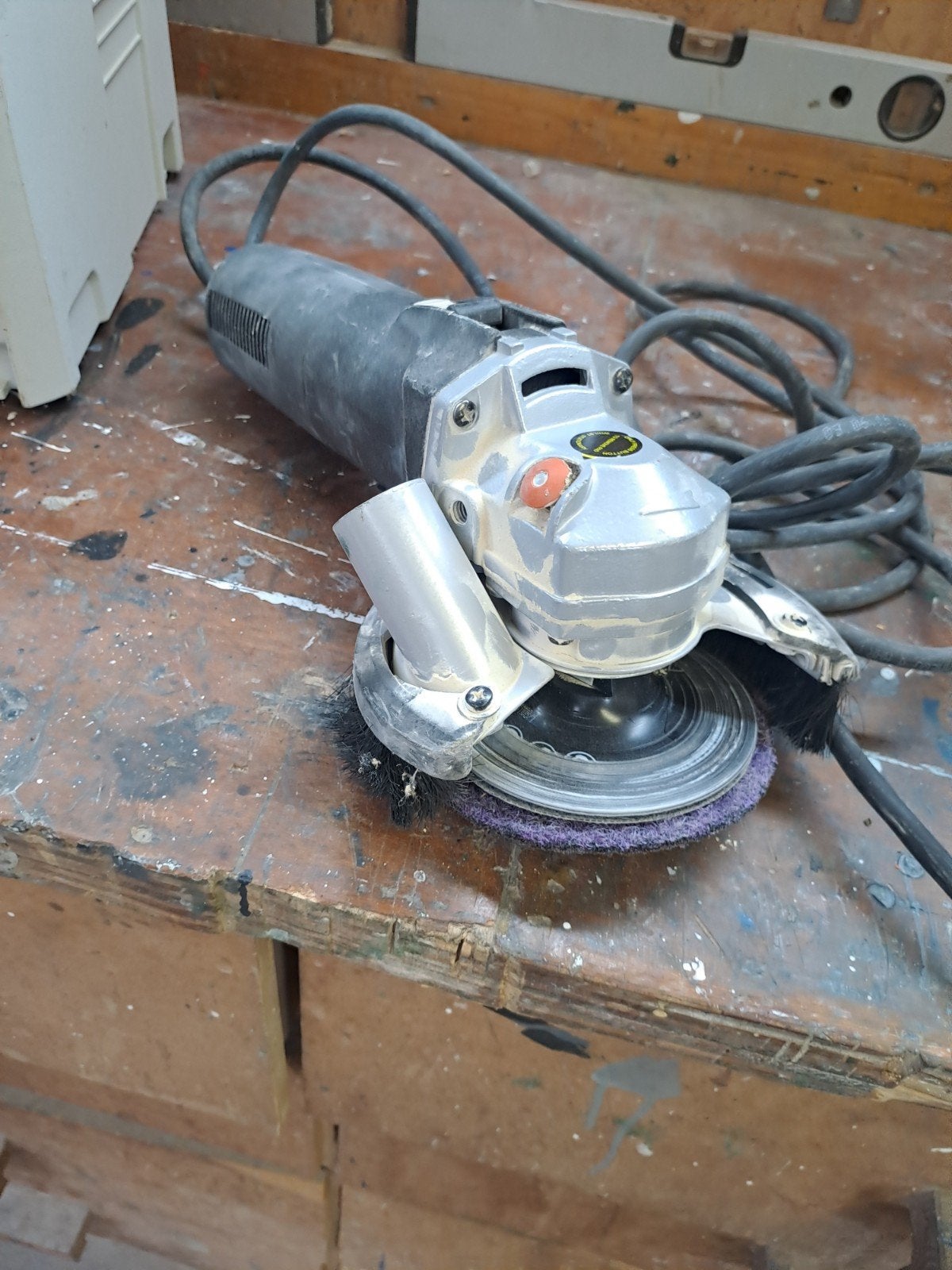 RUPES BA31ES Haakse ontlak slijpmachine met accessoires, Ophalen, 1000 watt of meer, Haakse handslijpmachine