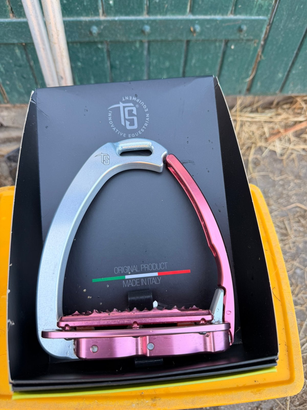 Tech Stirrup Venice Plus Evo zilver/roze – zo goed als nieuw, Ophalen of Verzenden, Zo goed als nieuw, Overige soorten