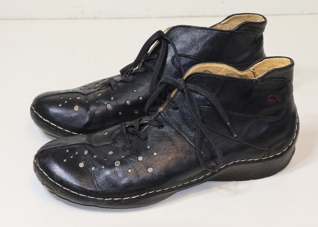 Zwarte Wolky veterschoen maat 39, Wolky, Zwart, Overige typen, Ophalen of Verzenden