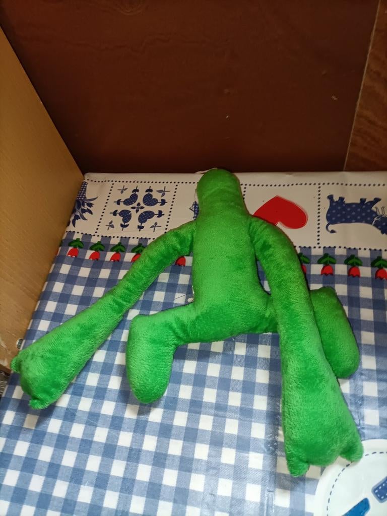 Rainbow friends groene knuffel 19 cm groot, Ophalen of Verzenden, Zo goed als nieuw, Overige typen