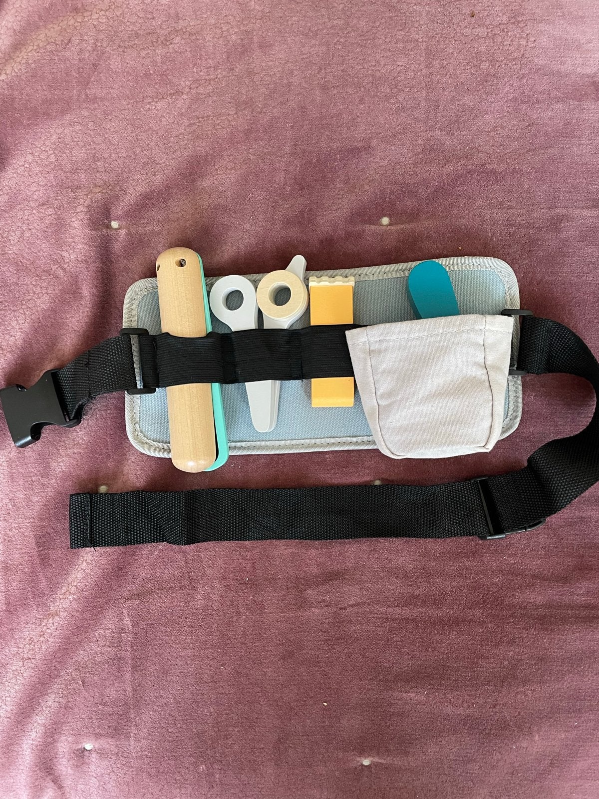 Houten kappersset met heuptasje, Kinderen en Baby's, Ophalen of Verzenden, Zo goed als nieuw, Ontdekken