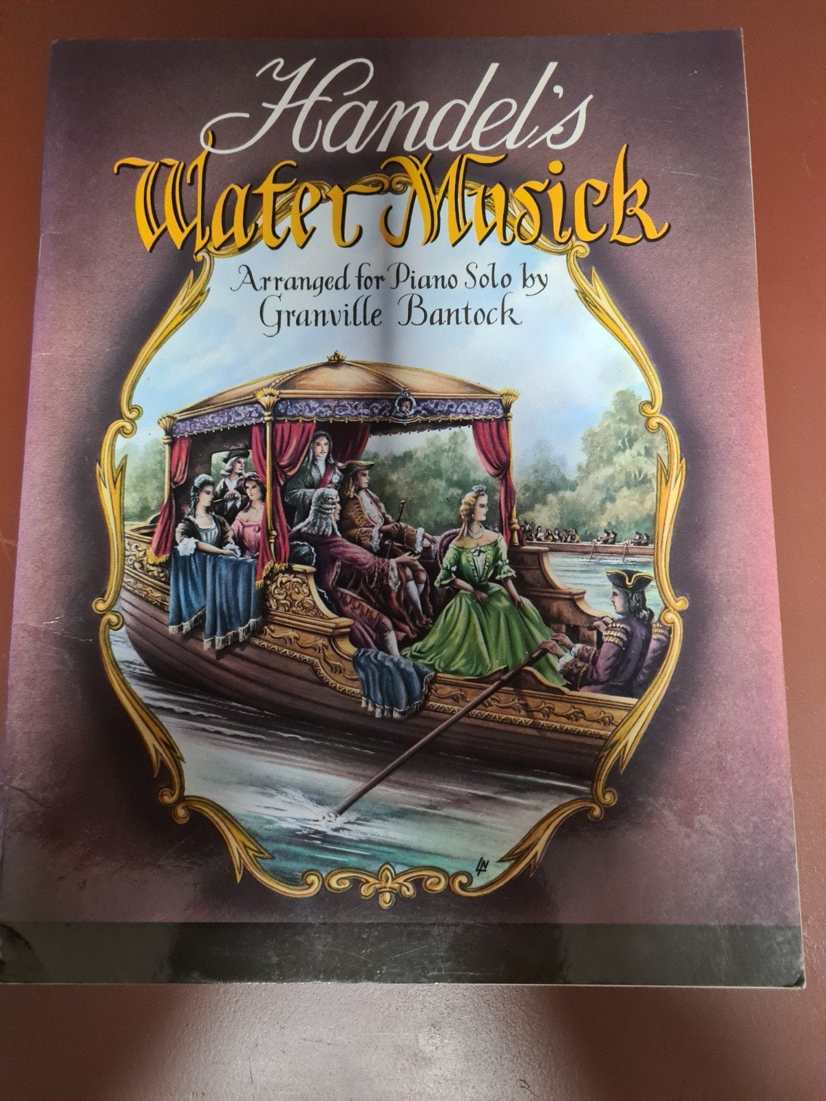 Watermusic van Händel, gearrangeerd voor piano, Gebruikt, Klassiek, Ophalen of Verzenden, Artiest of Componist