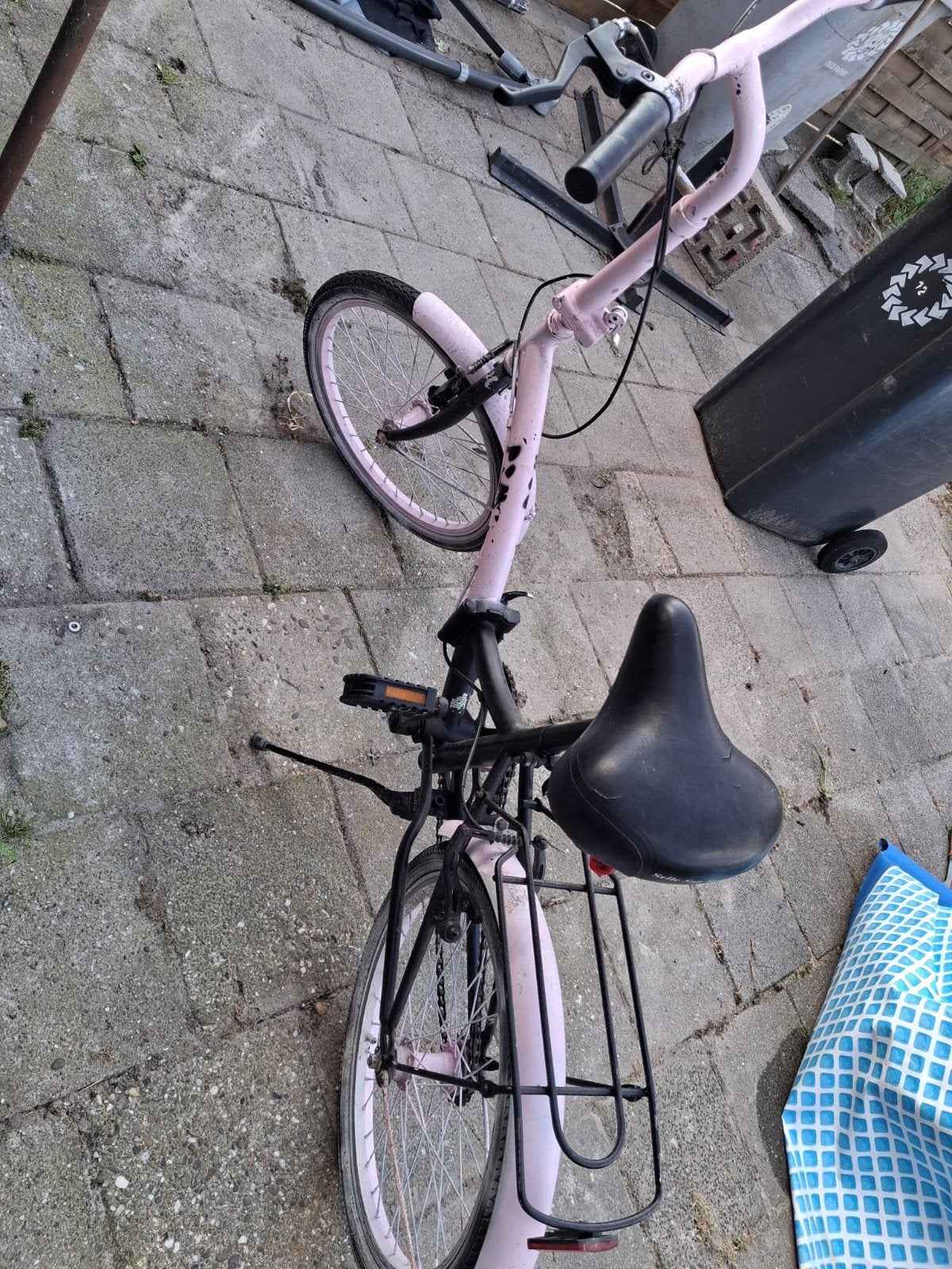 vouwfiets, Fietsen en Brommers, Fietsen | Meisjes, Gebruikt, Ophalen of Verzenden, Handrem, 20 inch