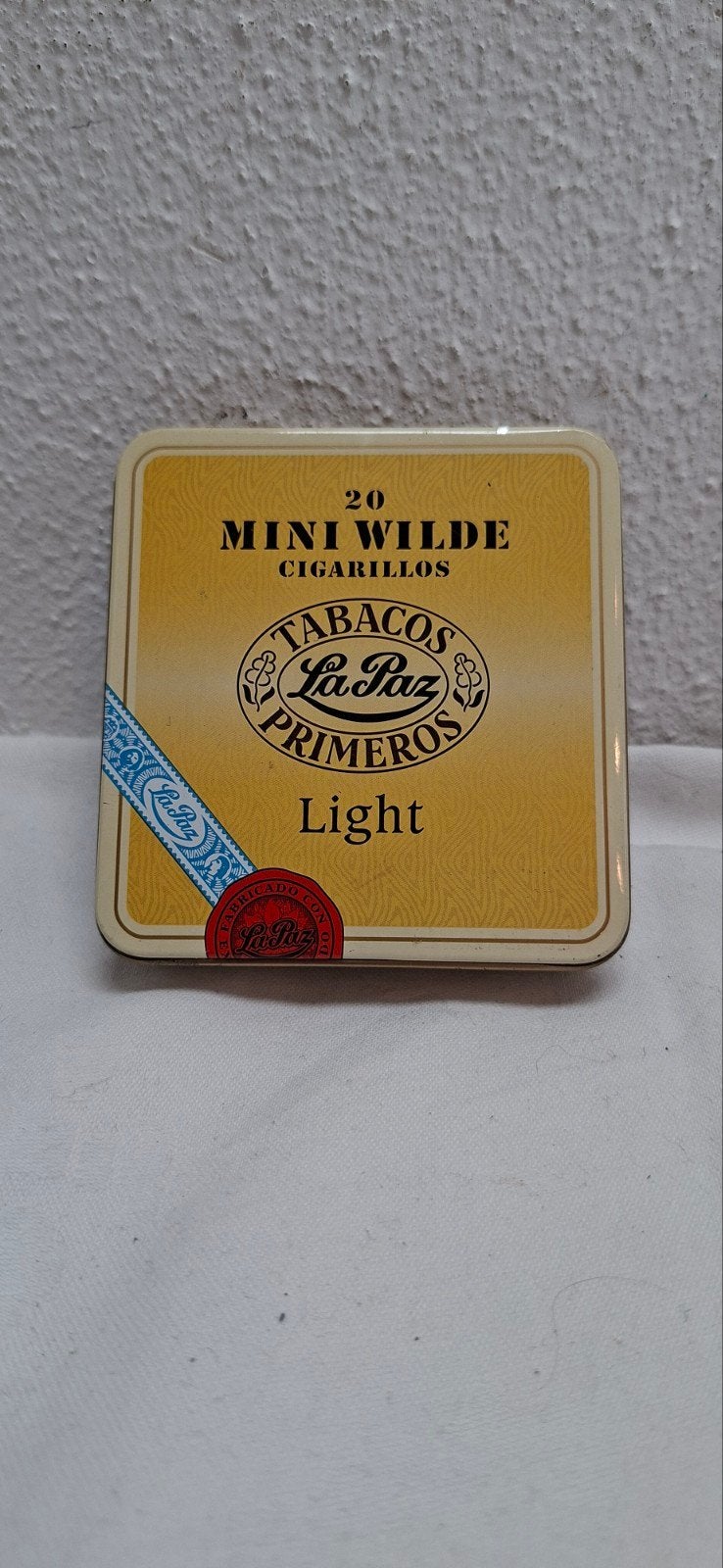 Vintage La Paz Mini Wilde Light sigarenblikje, Verzamelen, Ophalen, Gebruikt, Overige, Overige merken