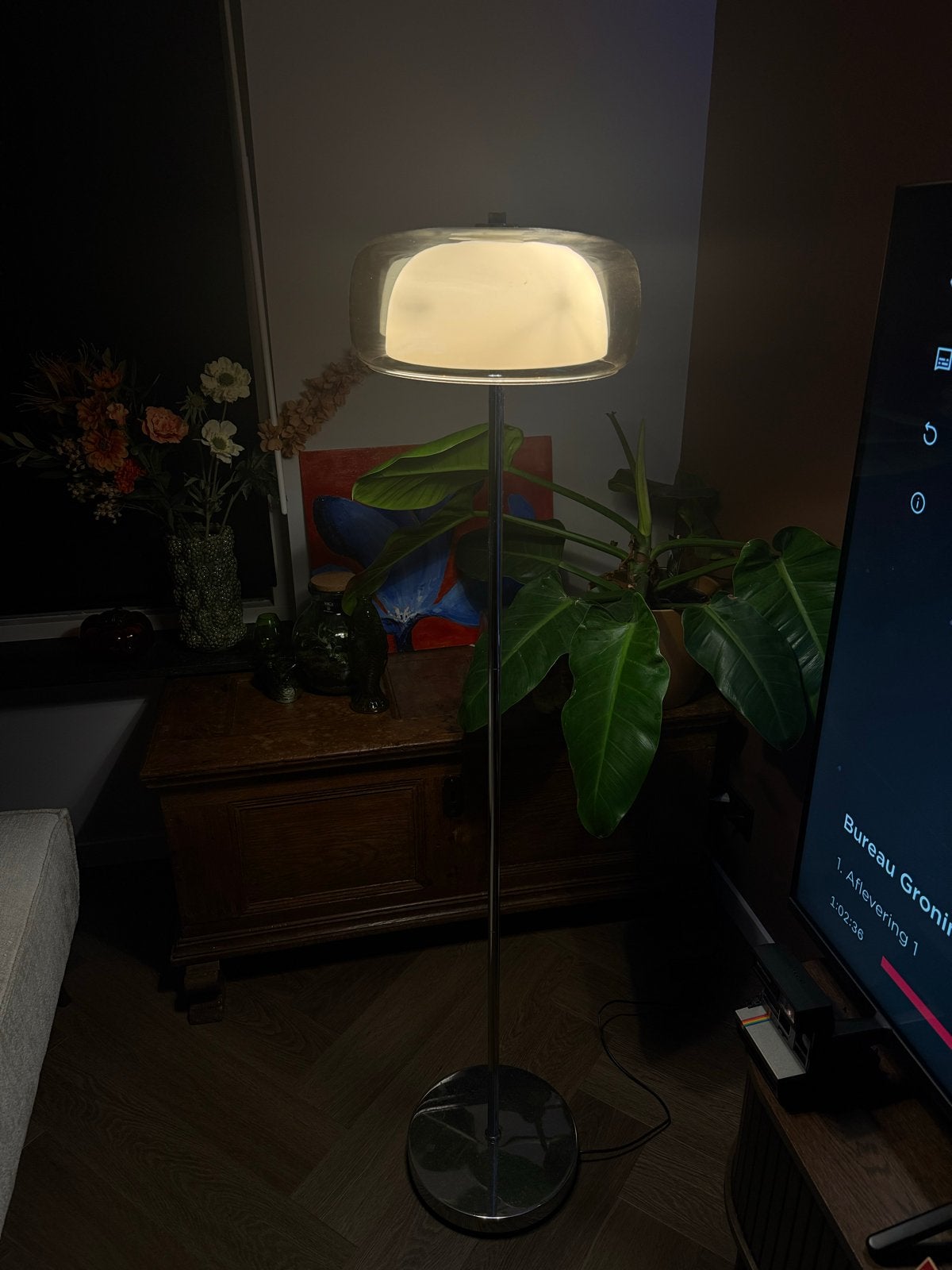 Kwantum Vloerlamp - Splinternieuw met lampjes, Ophalen of Verzenden, Nieuw, Metaal, E27 (groot)
