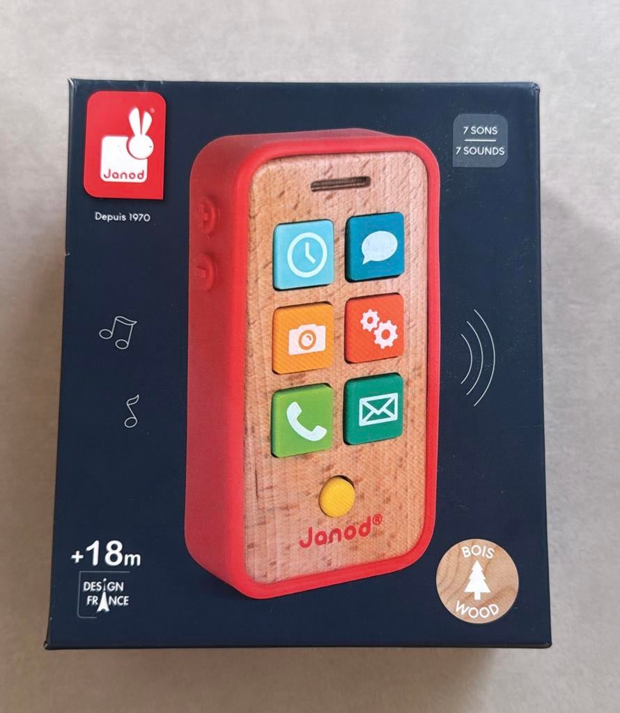 JanodTelefoon met geluid, Ophalen of Verzenden, Zo goed als nieuw, Met geluid