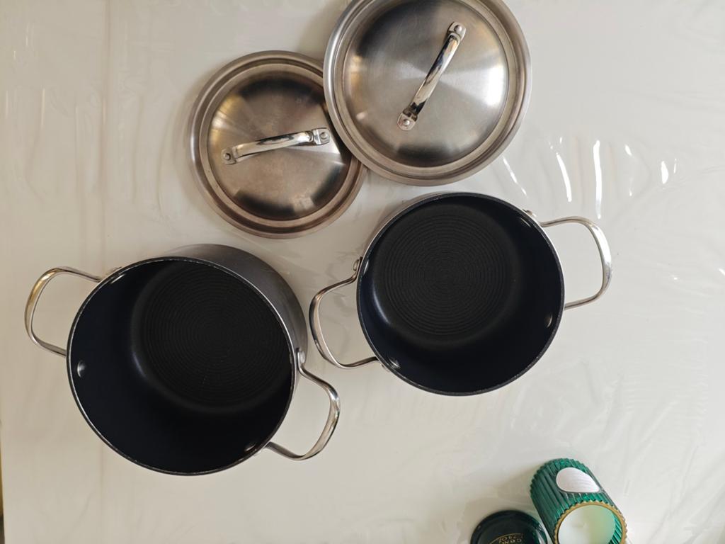 BK Libelle Kookpan / Hapjespan Set – Stevige Gietijzeren, Gietijzer, Zo goed als nieuw, Keramische plaat, Ophalen