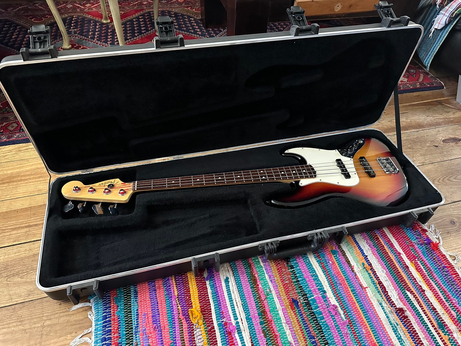 Fender Jazz Bass Sunburst 2009, Ophalen, Zo goed als nieuw