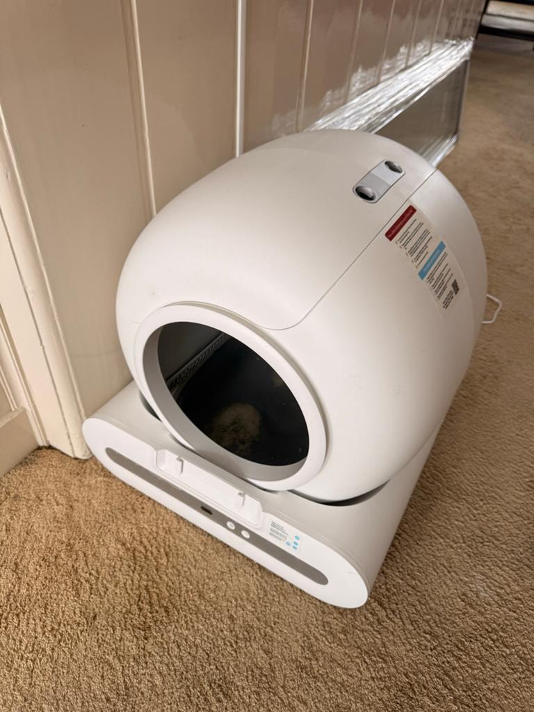 Elektrische kattenbak van Poopy nano 2 65L, Dieren en Toebehoren, Kattenbakken, Ophalen, Zelfreinigend, Gebruikt, Gesloten