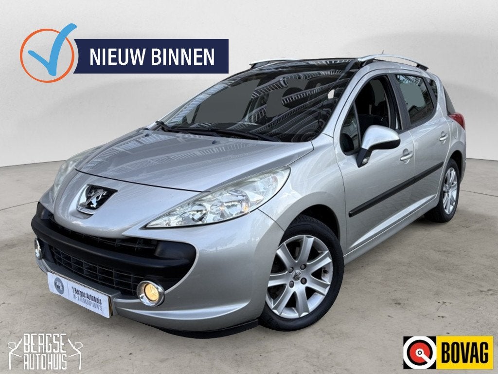 Peugeot 207 SW 1.6 VTi XS Aut Clima Cruise Pano Lmv, Automaat, Dealer onderhouden, Gebruikt, 4 cilinders