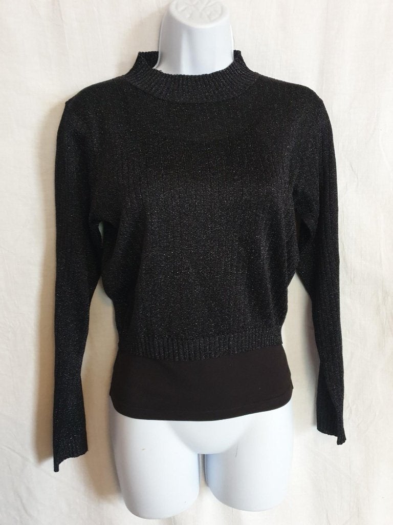 Leuk glittershirt, voor jaren 80 of discofeestje! mt M, Maat 38/40 (M), Carnaval, ., Ophalen of Verzenden