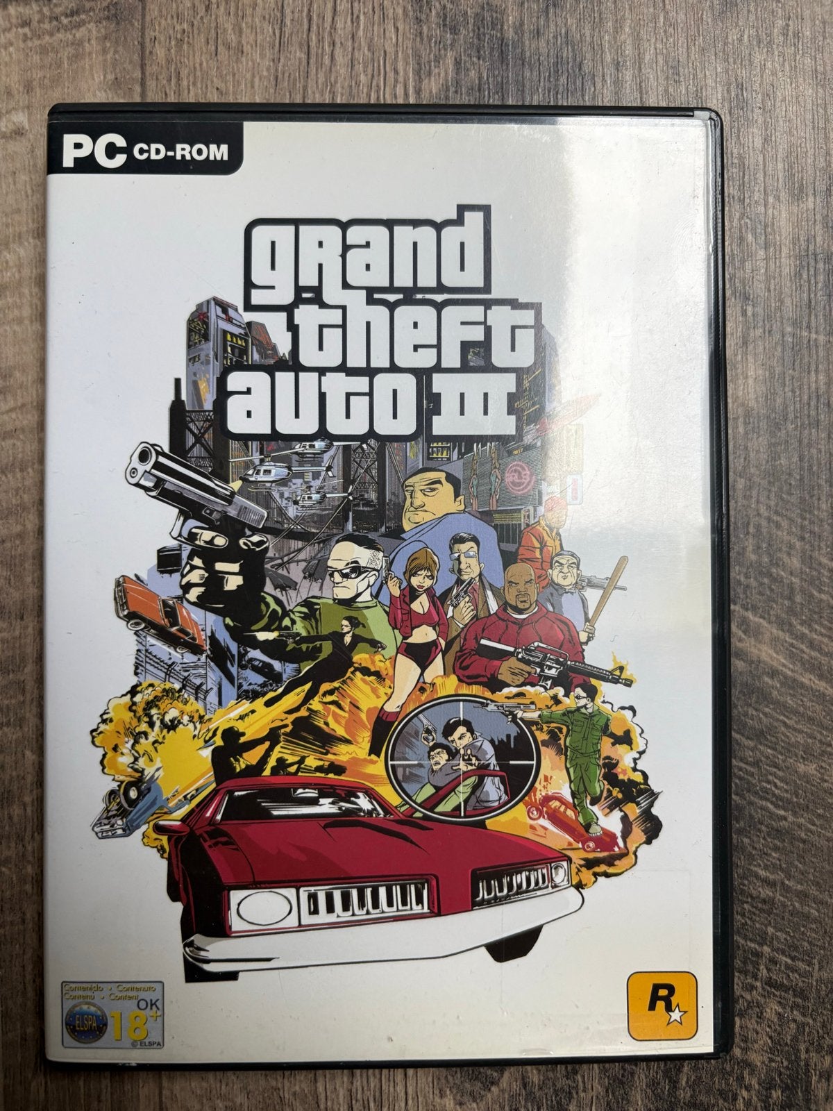 Grand Theft Auto III (GTA 3) PC CD-ROM, Spelcomputers en Games, Avontuur en Actie, Vanaf 18 jaar, 1 speler, Ophalen of Verzenden