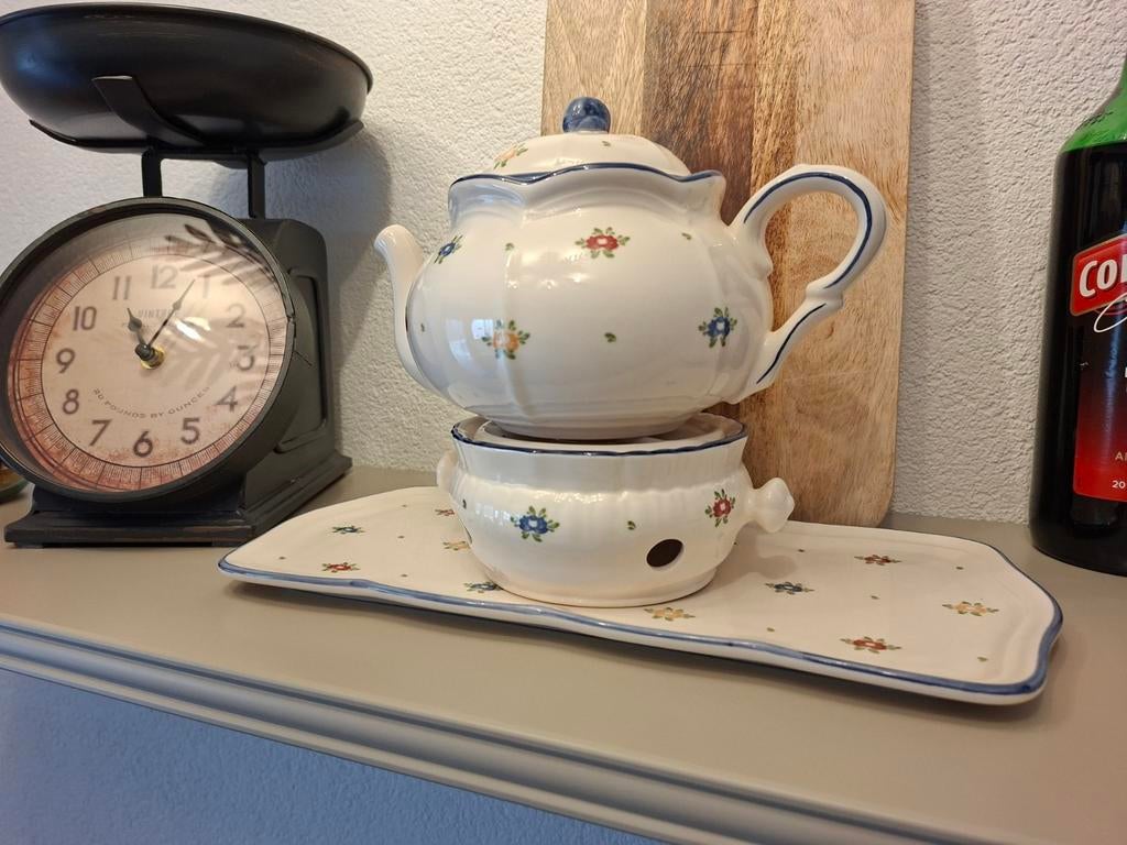 Zeller servies Uitgebreid servies met bloemmotief, Ophalen of Verzenden