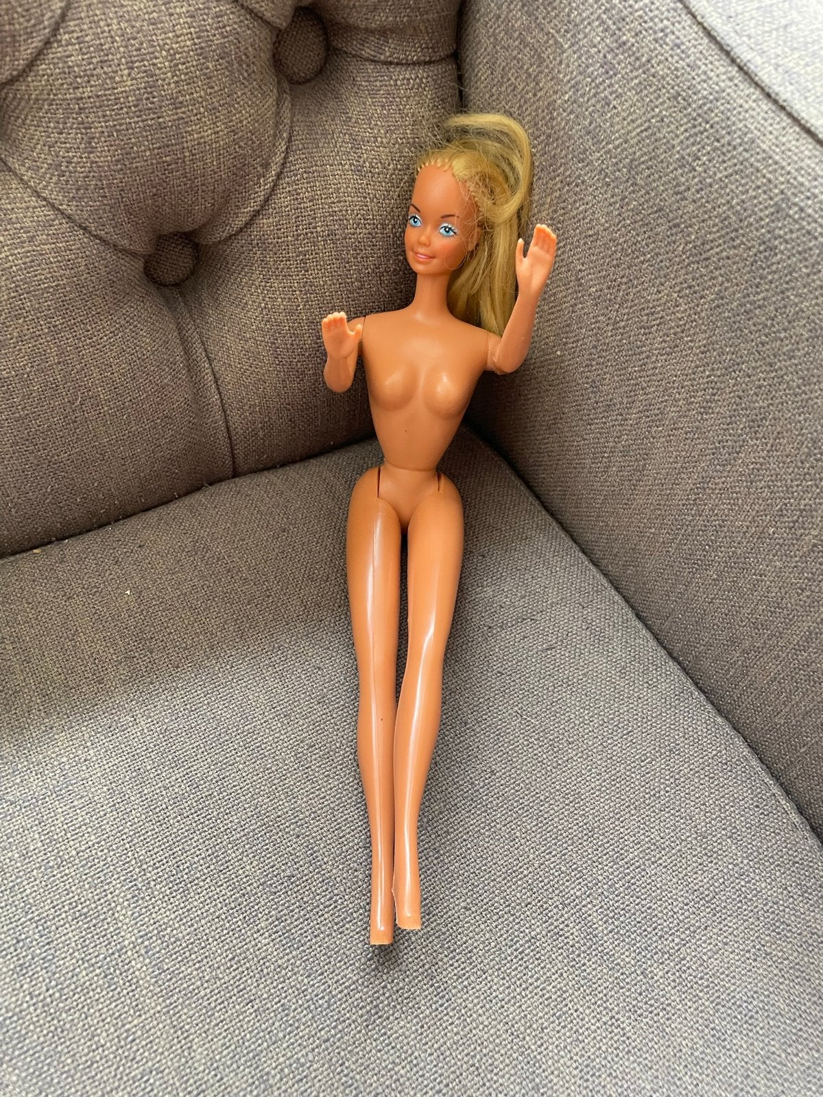 Vintage  Barbie pop - Mattel Inc. uit 1966, Ophalen of Verzenden, Gebruikt, Pop