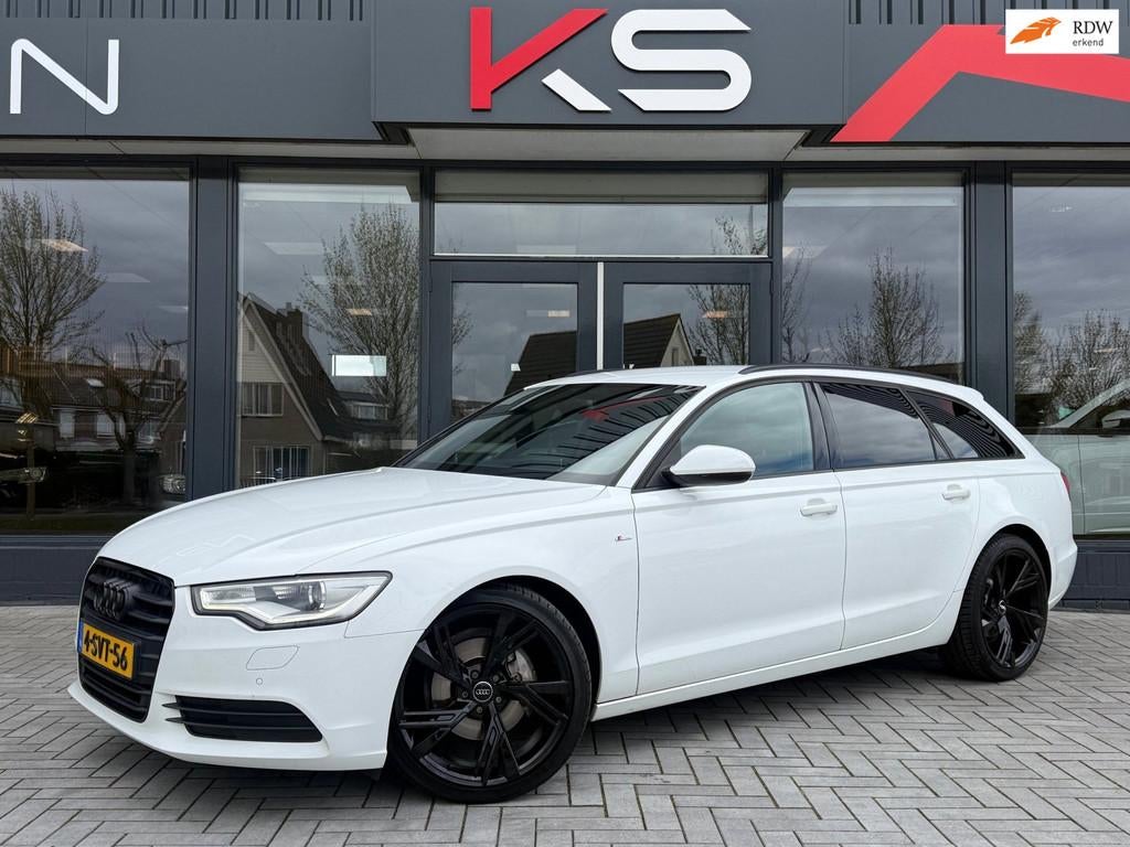 Audi A6 Avant 2.0 TFSI S Line Leder Automaat Xenon RS6 20inc, Euro 5, 15 km/l, Gebruikt, Zwart
