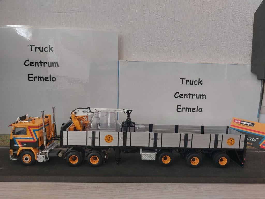 FA. BUITER; VOLVO F12 6X2
BRICK TRAILER - 3 AXLE, Ophalen of Verzenden, Nieuw, Bus of Vrachtwagen, Wsi