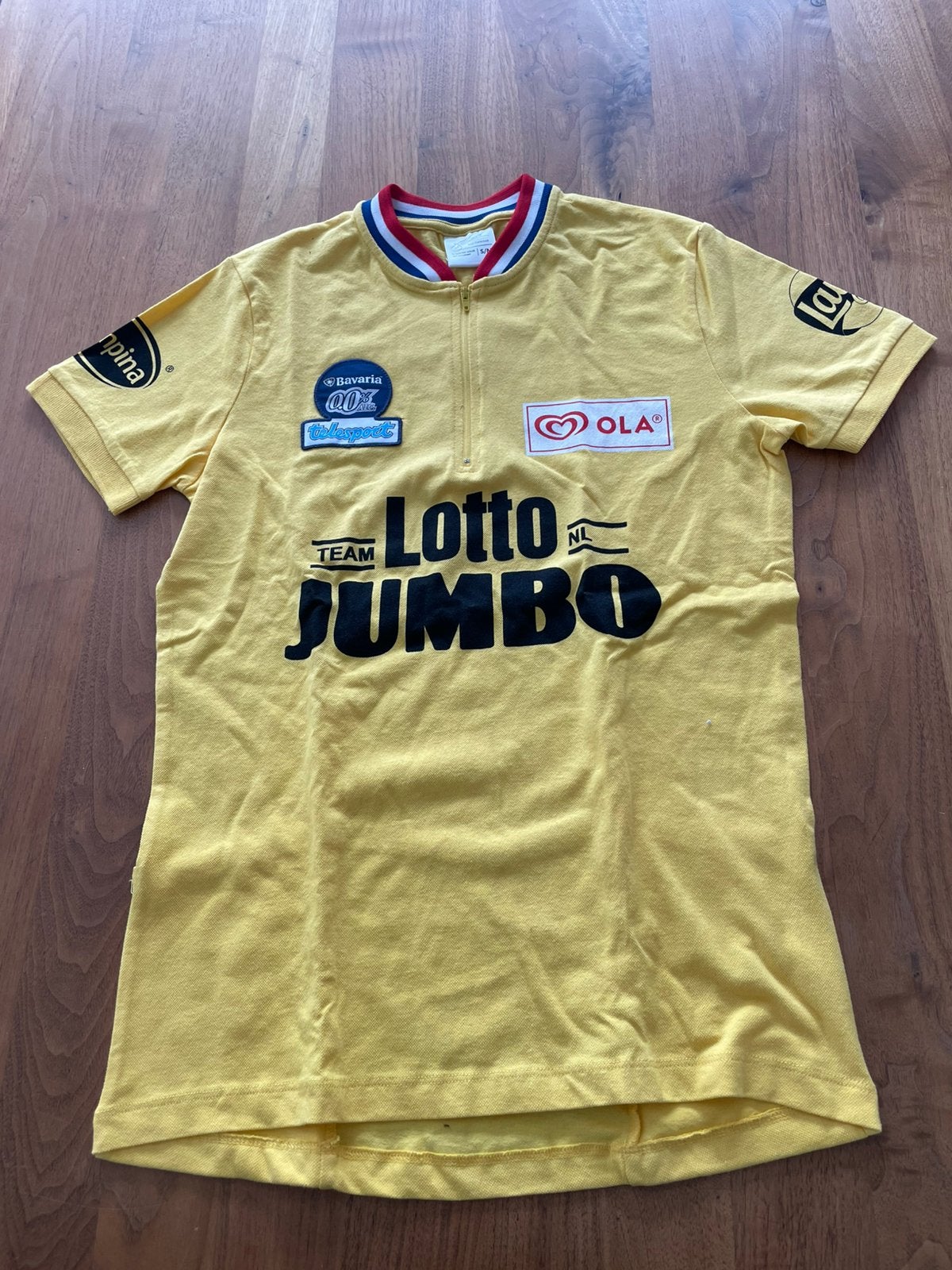 Team Lotto Jumbo wielershirt - Joop Zoetemelk editie, Ophalen, Maat 48/50 (M), Geel, Zo goed als nieuw