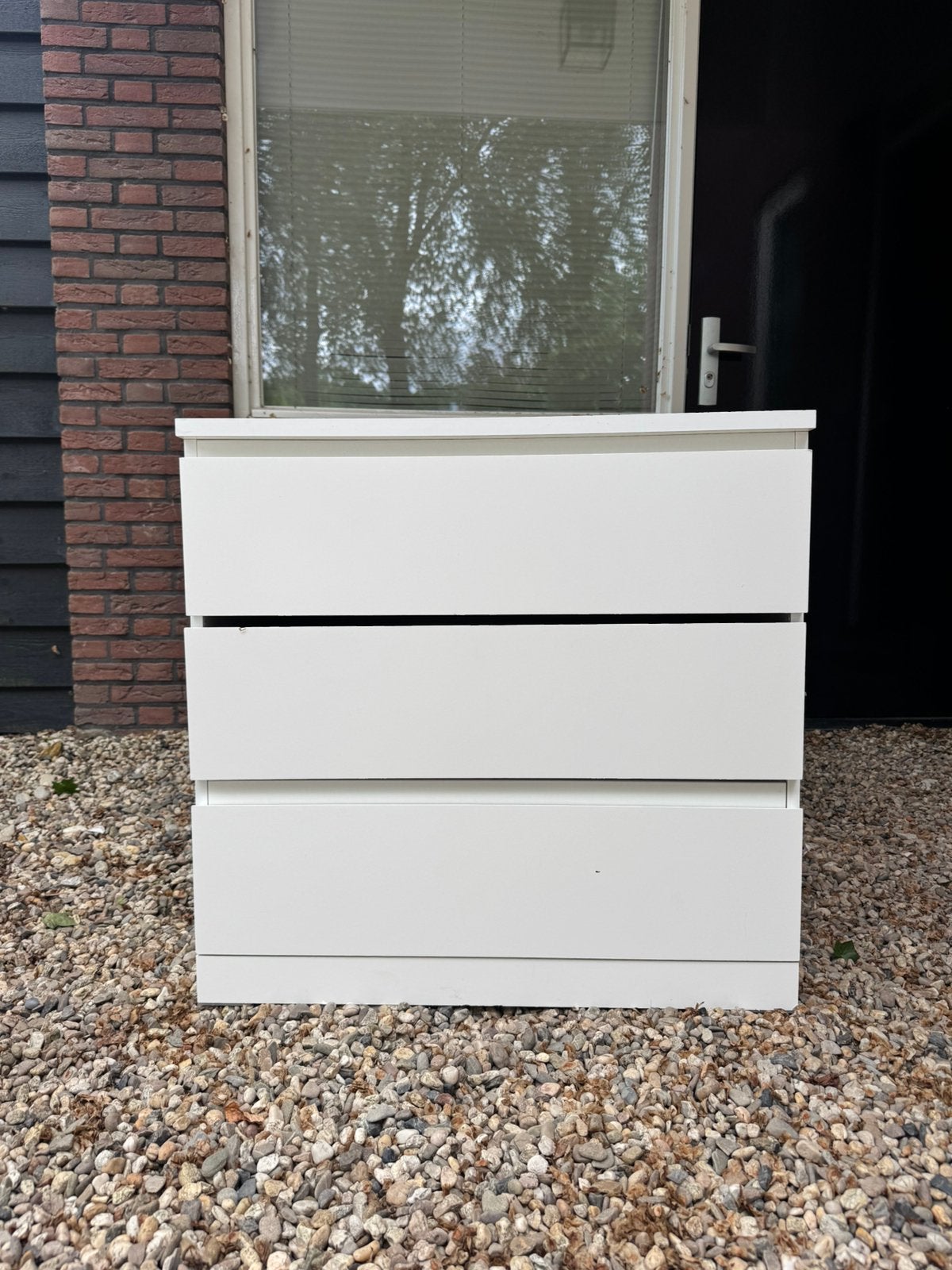 Witte ladekast IKEA, Huis en Inrichting, Kasten | Ladekasten, Ophalen, Gebruikt, 100 tot 150 cm, 50 tot 100 cm