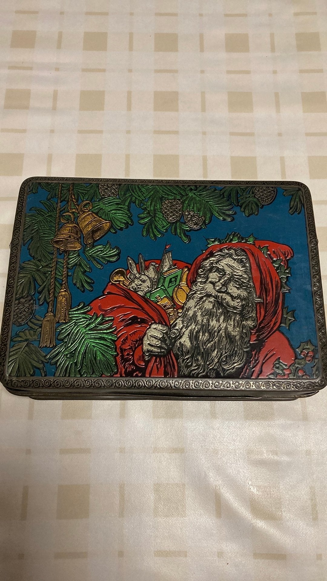 Kerst Antieke Naai doos, Ophalen, Gebruikt