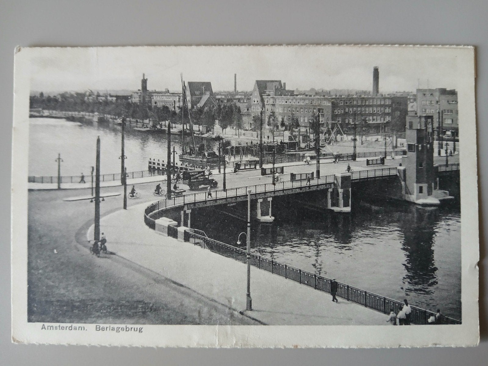 Ansichtkaart Amsterdam Berlagebrug, Verzenden, Voor 1920, Ongelopen, Noord-Holland