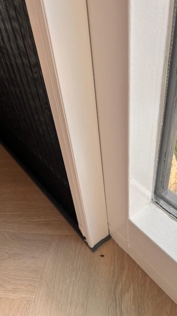 Bruynzeel S900 dubbele Plissé hordeur, Ophalen, Hordeur, Nieuw, Schuifdeur