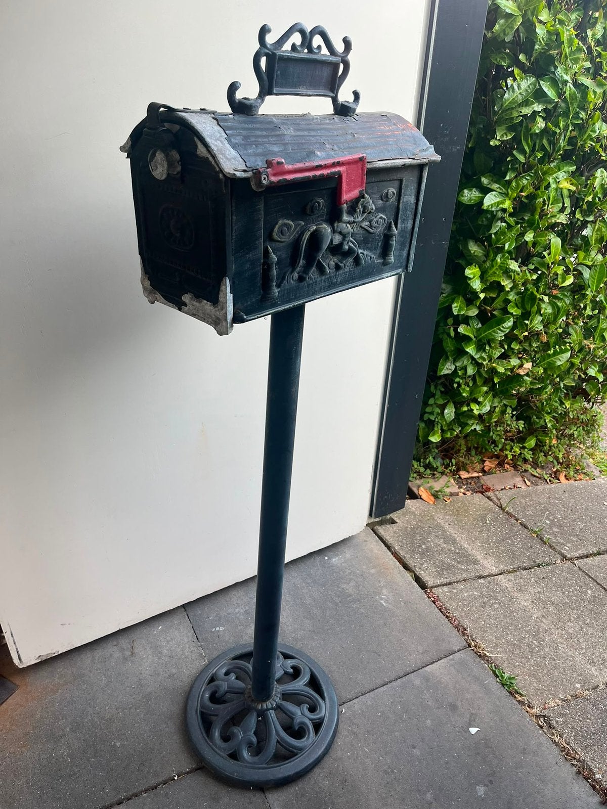 Leuke staande oude brievenbus, Tuin en Terras, Ophalen, Gebruikt