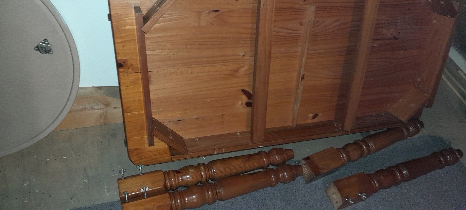 Tafel met stoelen   ophalen  bij verkoop, Huis en Inrichting, Tafels | Eettafels, Gebruikt, Vier personen, Grenenhout, Rechthoekig