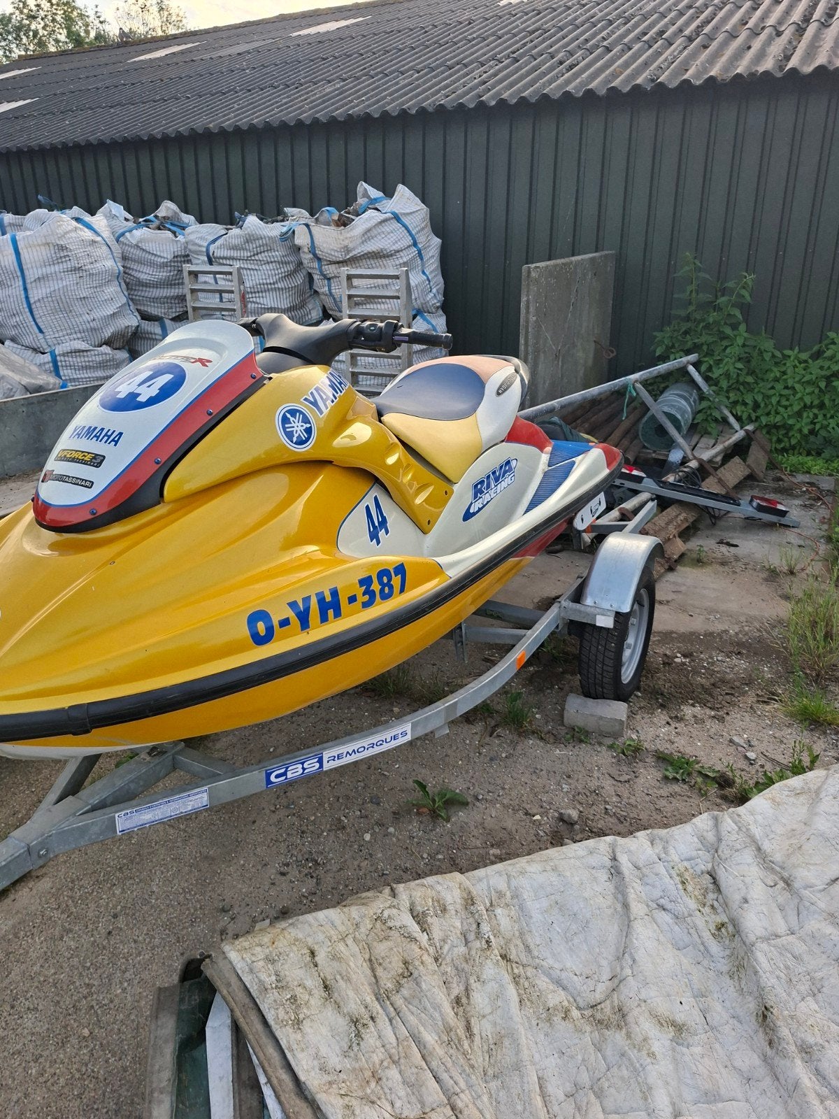 Yamaha Waverunner 1300 Jetski met trailer, Watersport en Boten, Jetski's en Waterscooters, Ophalen of Verzenden, Gebruikt, Benzine