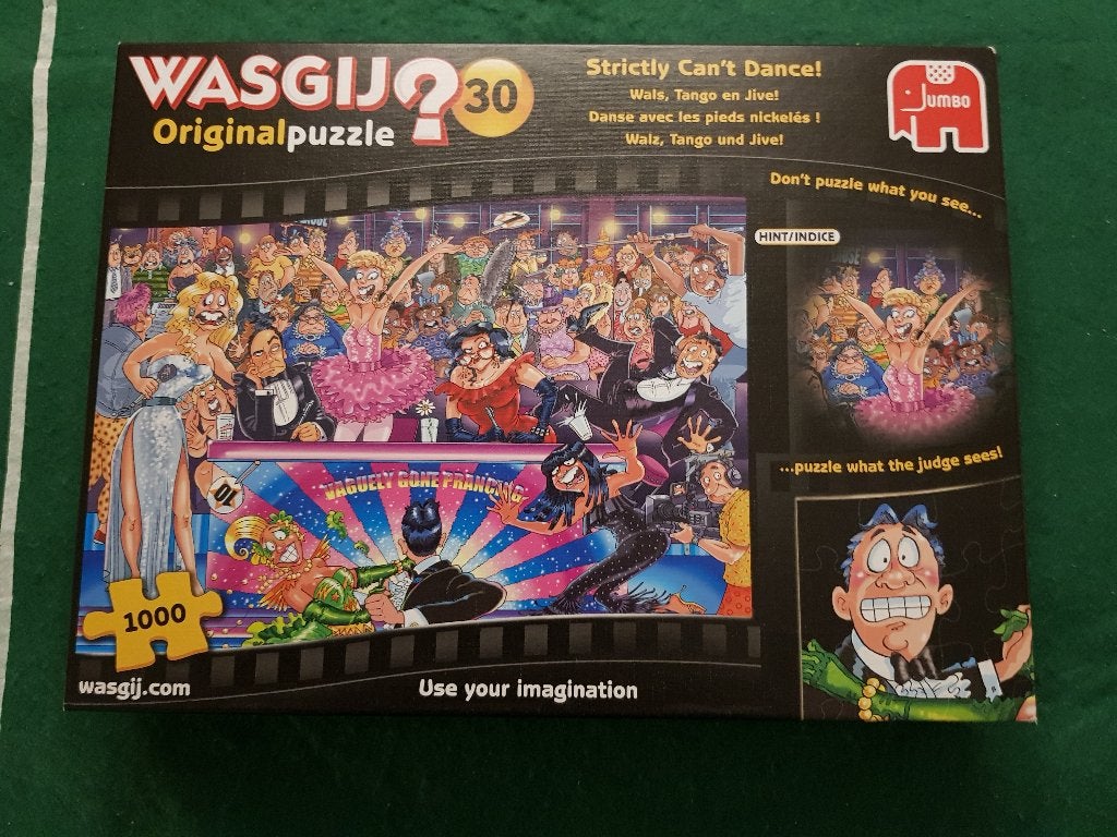 Wasgij puzzel Original 30 Wals Tango Jive! 1000, Ophalen of Verzenden, 500 t/m 1500 stukjes, Zo goed als nieuw, Legpuzzel