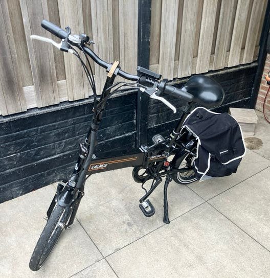 Lacros electrische vouwfiets, Fietsen en Brommers, Fietsen | Vouwfietsen, Gebruikt, Versnellingen, Schijfrem, Ophalen