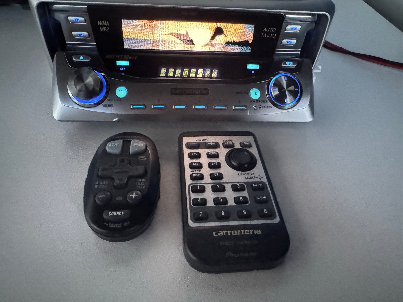 Pioneer Carrozzeria DEH-P088 Autoradio met afstandsbediening, Ophalen of Verzenden, Zo goed als nieuw