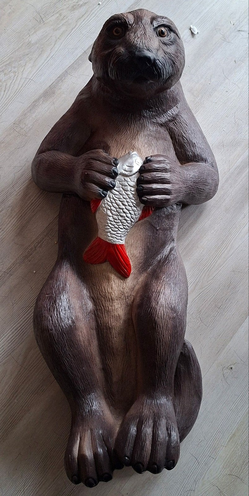 super leuk beeld liggend otter nieuw, Ophalen, Nieuw, Kunststof