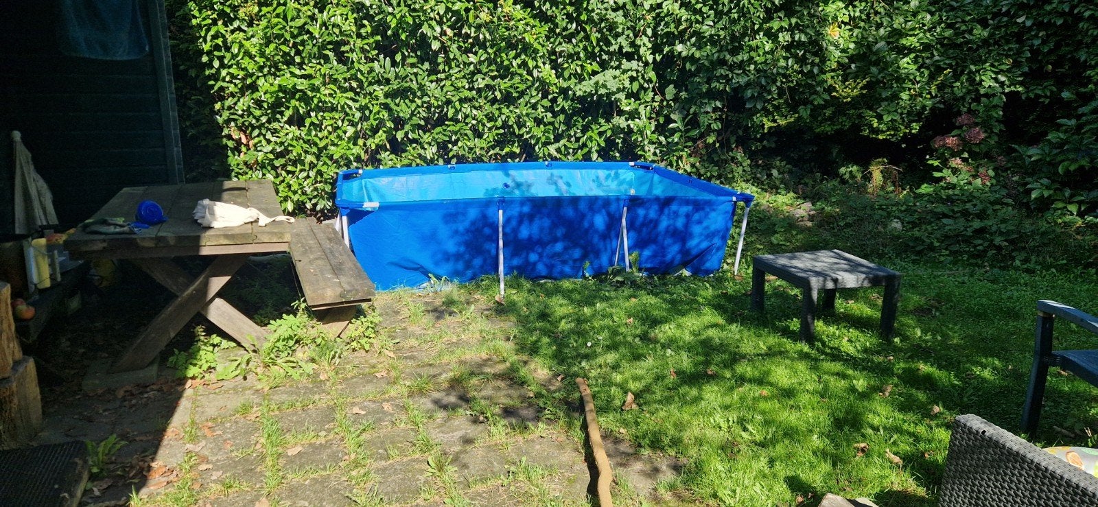 Bestway steel pro 300 x 201, Tuin en Terras, Ophalen, Gebruikt, Opzetzwembad, 200 tot 400 cm