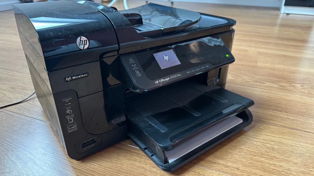 HP OfficeJet 6500A Plus All-in-One Printer (Zonder inkt), Computers en Software, Printers, Gebruikt, All-in-one, Inkjetprinter