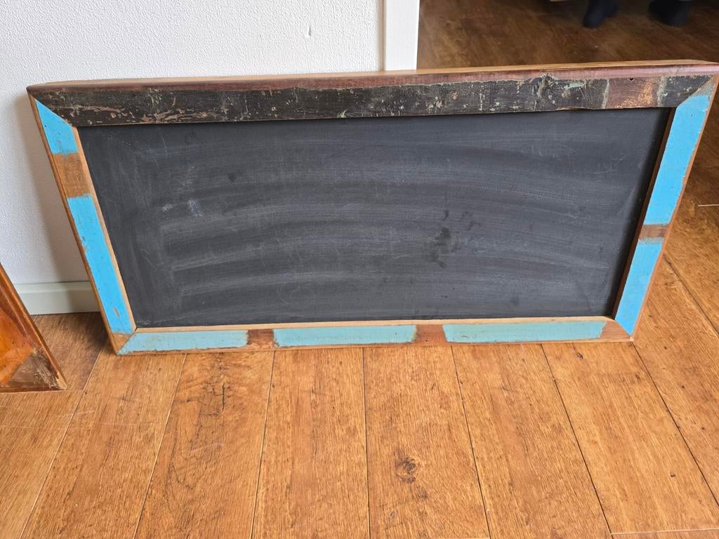 Gerecycled schoolbord, Huis en Inrichting, Woonaccessoires | Spiegels, Ophalen, Rechthoekig, Minder dan 100 cm