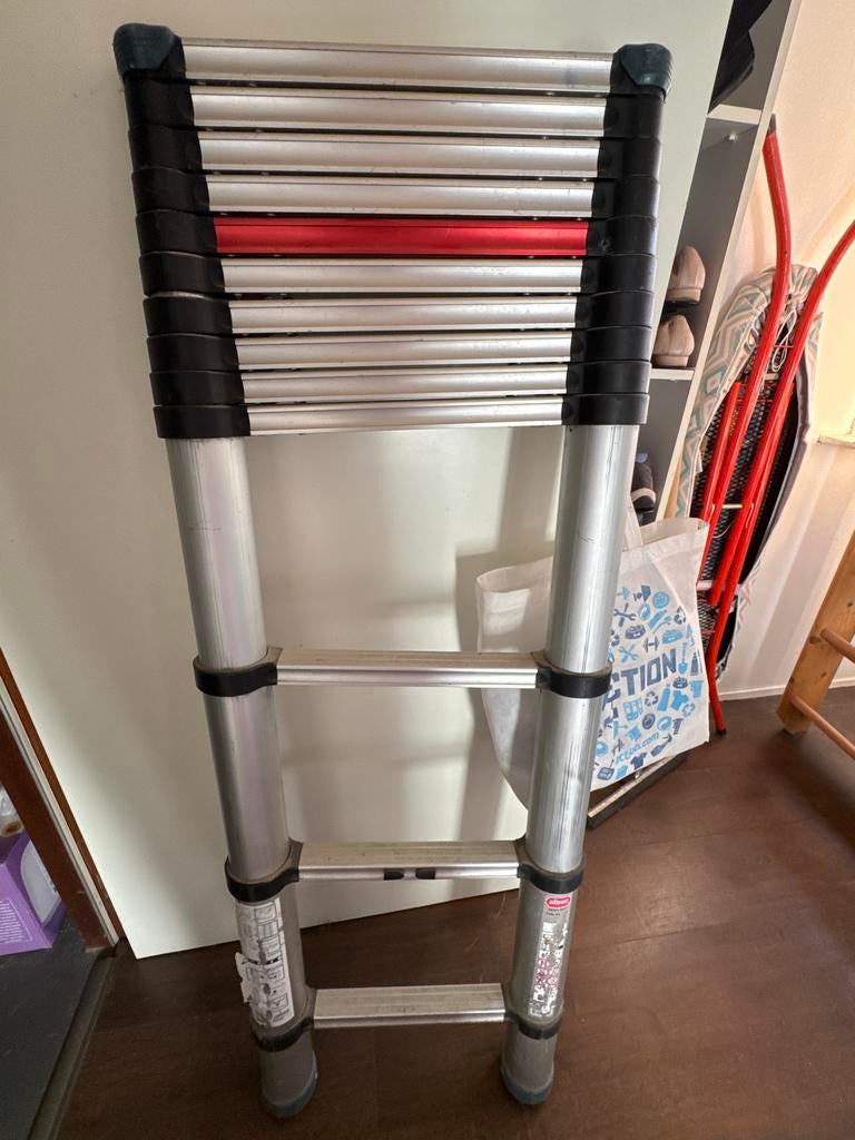 Altrex Tele-XL Telescopische Ladder - Opvouwbaar, Gebruikt, Ophalen of Verzenden, Ladder, Opvouwbaar of Inschuifbaar