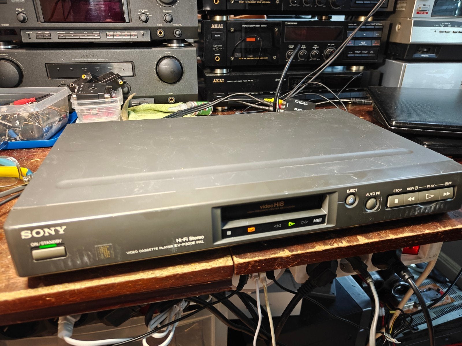Sony EV-P300E Hi8 / Video8 Speler – Werkend, Audio, Tv en Foto, Videospelers, Ophalen of Verzenden