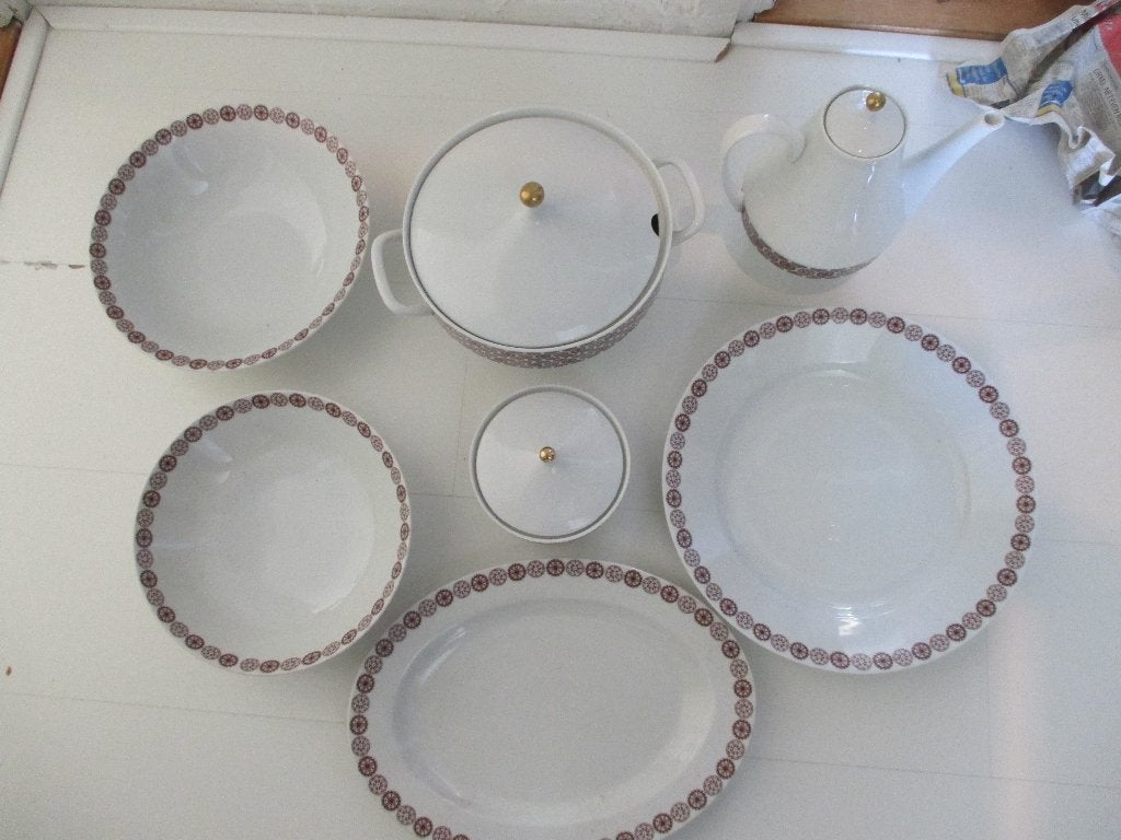 PORCELEIN SCHALEN JAREN 70, Huis en Inrichting, Keuken | Servies, Ophalen, Overige merken, Vintage, Porselein