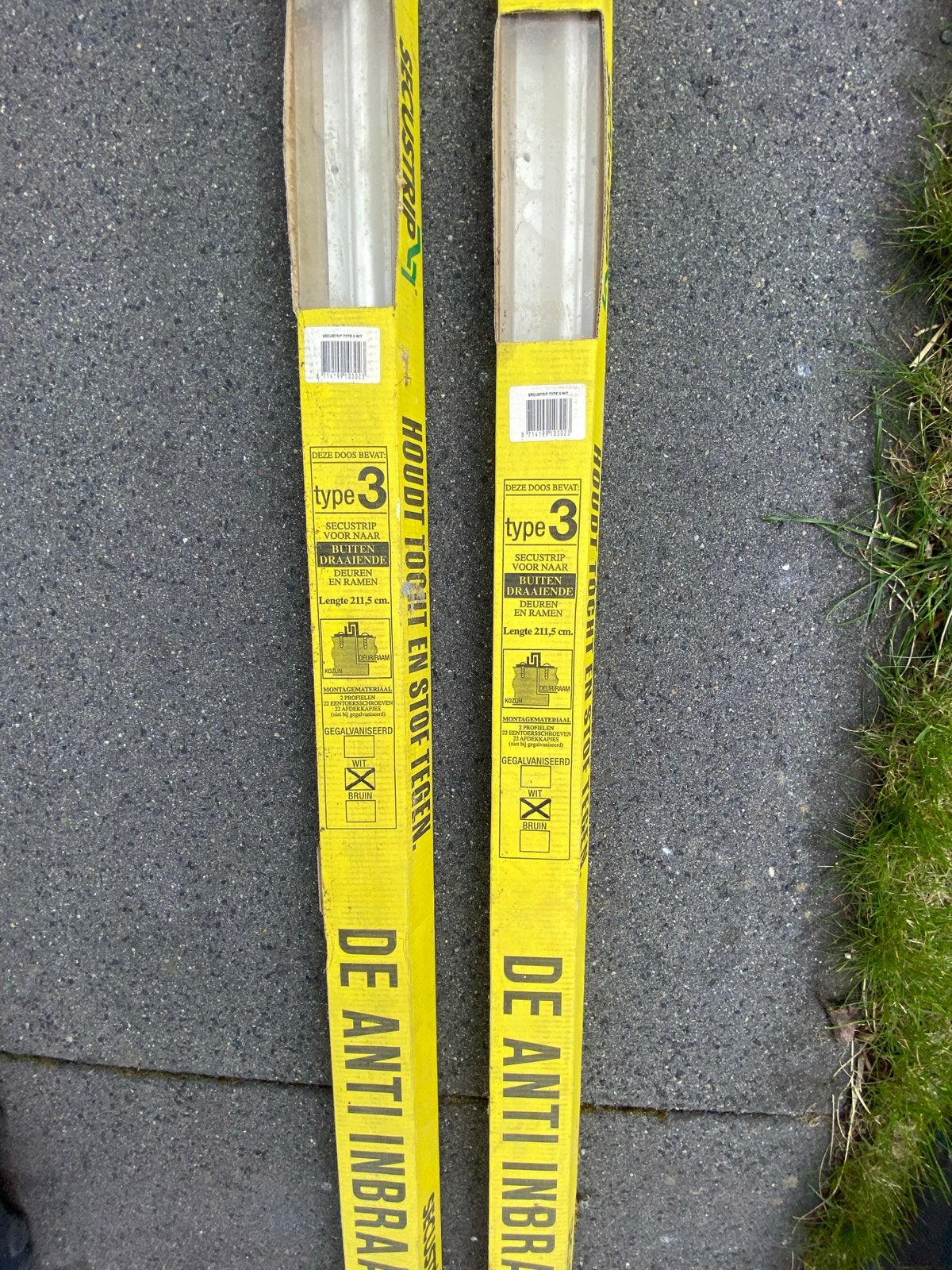 Anti-inbraakstrip voor buiten draaiende deuren/ramen (2x), Ophalen of Verzenden, Nieuw, Overige typen, Raam of Deur