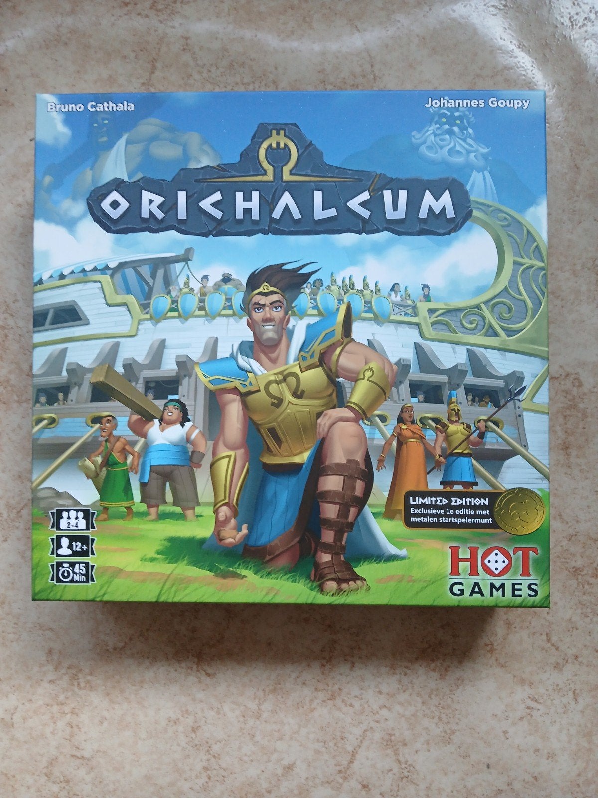 Orichalcum - zo goed als nieuw - scherpe afhaalprijs, Hobby en Vrije tijd, Gezelschapsspellen | Bordspellen, Ophalen, Zo goed als nieuw