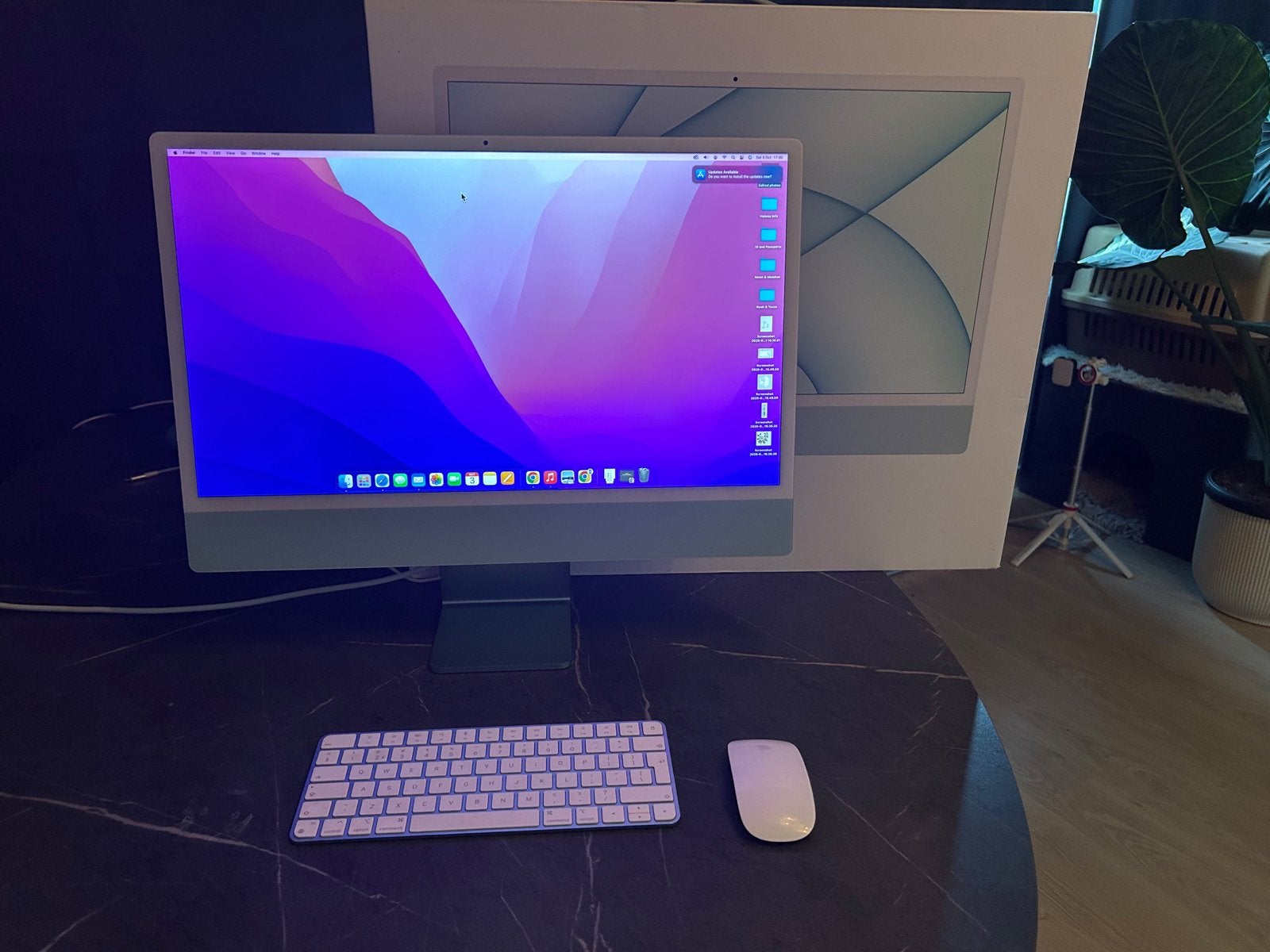 Apple iMac 24-inch M1 (2021) – Blue – 8GB RAM – 256GB SSD, Computers en Software, Ophalen, IMac, Zo goed als nieuw, Onbekend