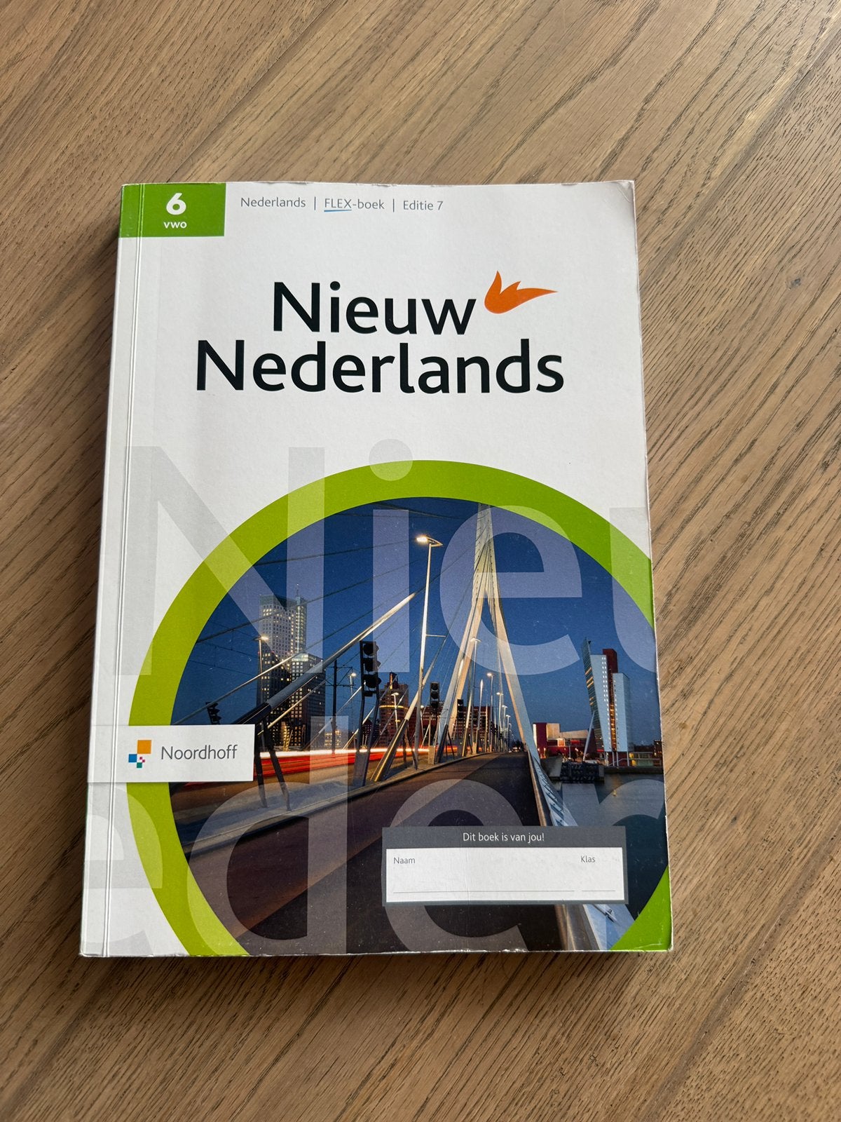 Nieuw Nederlands 6 vwo FLEX-boek 7e editie, Boeken, Schoolboeken, Ophalen of Verzenden, Zo goed als nieuw, VWO, Nederlands