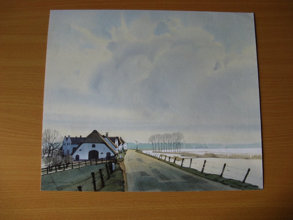 Dorp met prachtige huizen, Ophalen of Verzenden, Voor 1940, Zo goed als nieuw, Overige onderwerpen