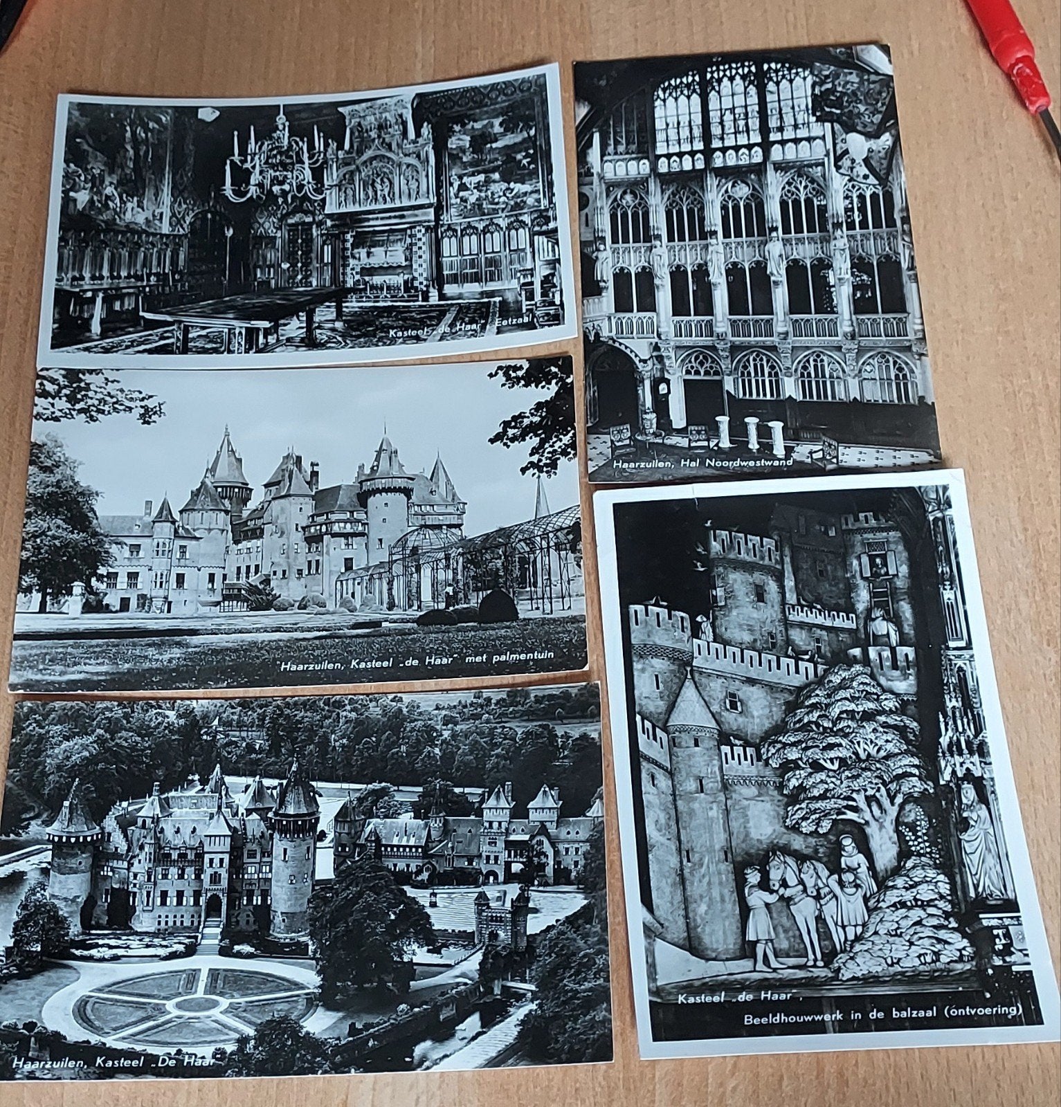 kasteel de Haar. Cafe Versteeg 6 stuks, Ophalen of Verzenden, 1920 tot 1940, Ongelopen, Utrecht