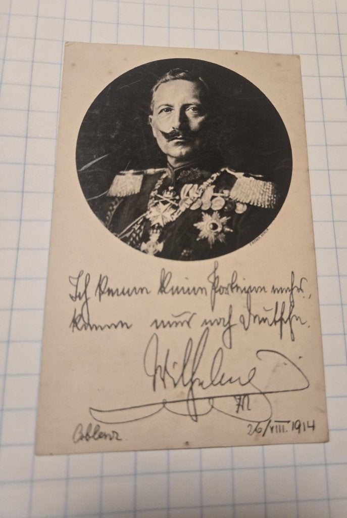Wilhelm II, Keizer AK, Verzamelen, Ophalen of Verzenden, Voor 1920, Ongelopen, Duitsland