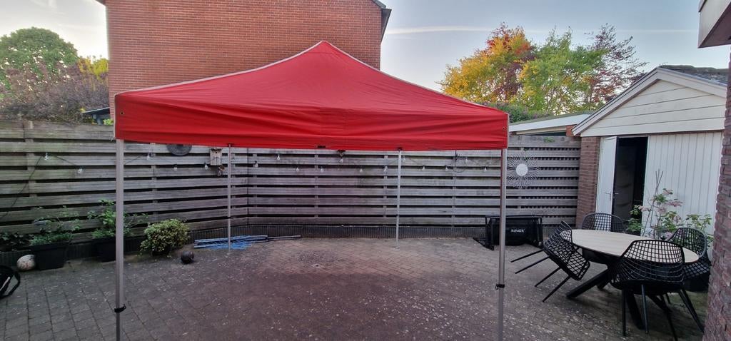 Orange outdoor easy up partytent 3x3, Tuin en Terras, Ophalen, Minder dan 5 meter